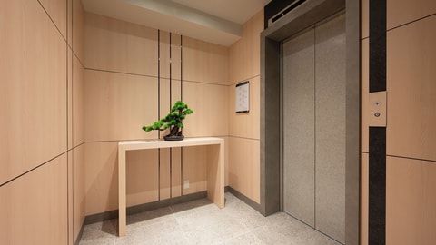 Interior entrance