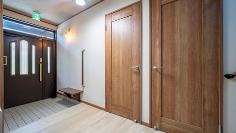 Interior entrance