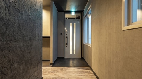 Interior entrance