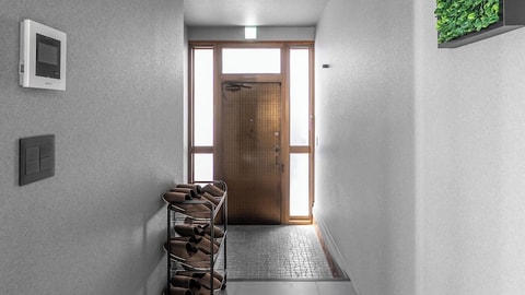 Interior entrance