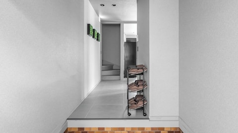 Interior entrance