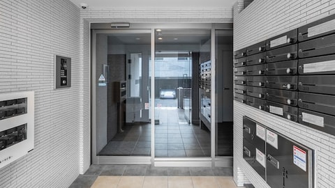 Interior entrance