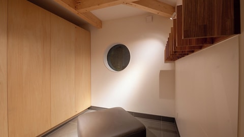 Interior entrance
