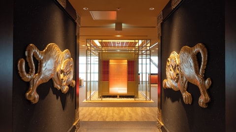 Interior entrance