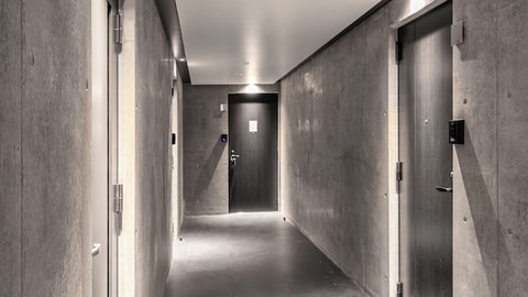 Interior entrance