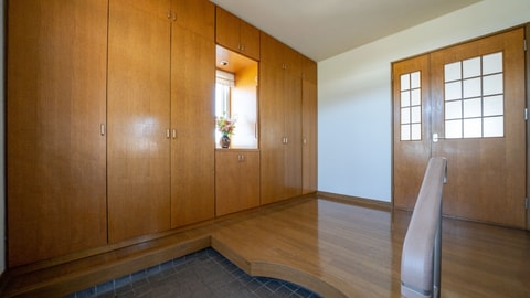 Interior entrance