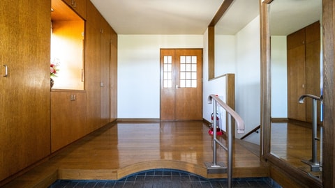 Interior entrance