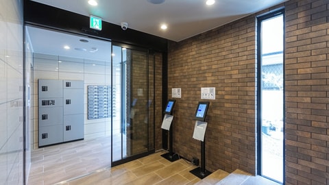 Interior entrance