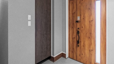 Interior entrance