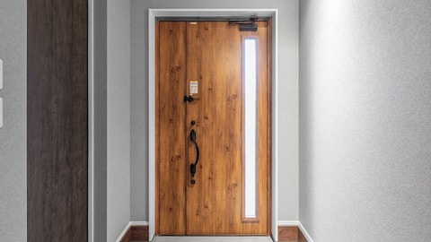 Interior entrance