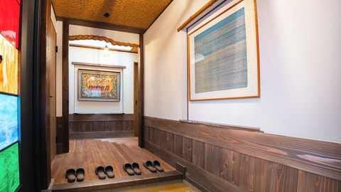 Interior entrance