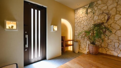 Interior entrance