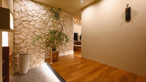 Interior entrance