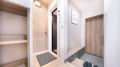 Interior entrance