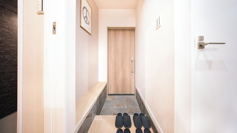Interior entrance