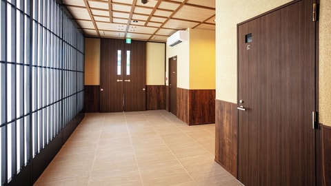 Interior entrance
