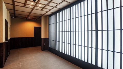 Interior entrance