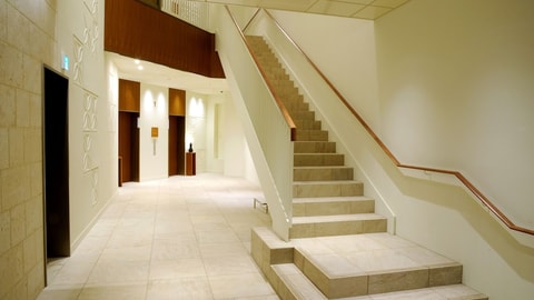 Interior entrance