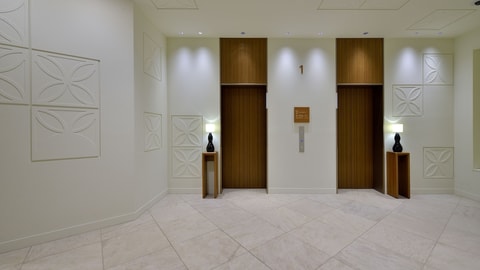 Interior entrance