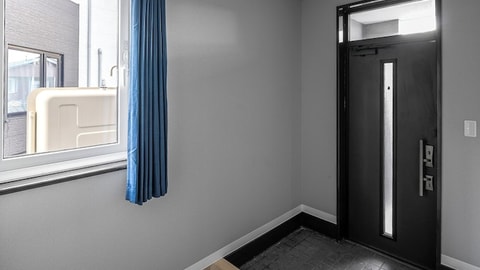 Interior entrance