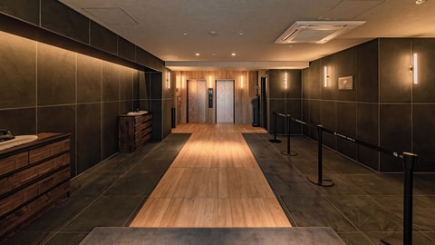 Interior entrance