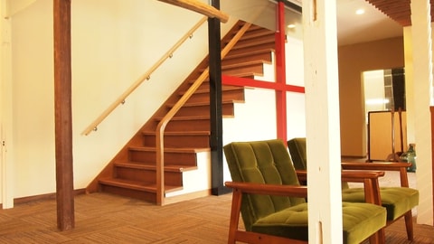 Interior entrance