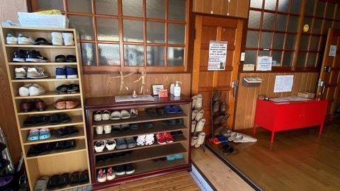 Interior entrance