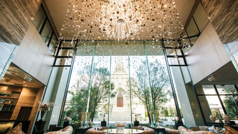 Interior entrance