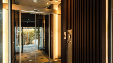 Interior entrance