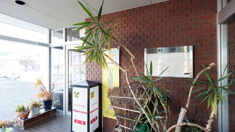Interior entrance