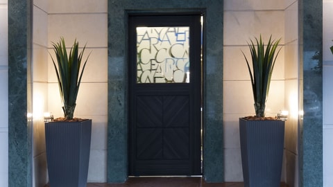 Interior entrance