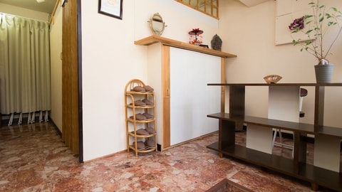 Interior entrance
