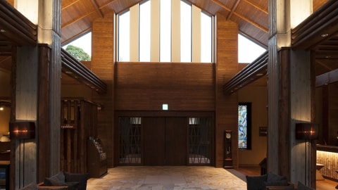 Interior entrance