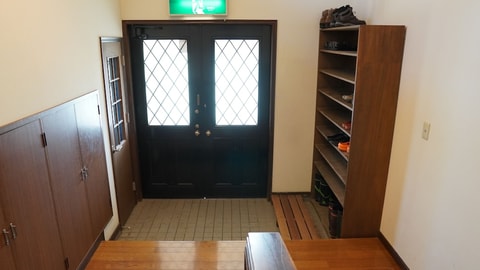 Interior entrance