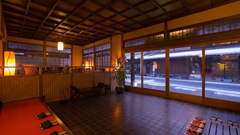 Interior entrance