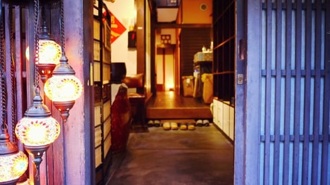 Interior entrance