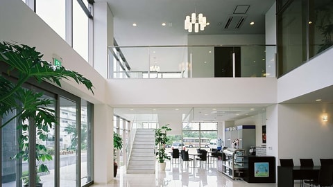 Interior entrance