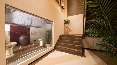 Interior entrance
