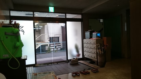 Interior entrance