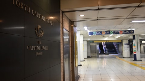 Interior entrance