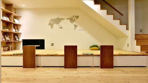 Interior entrance
