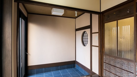 Interior entrance
