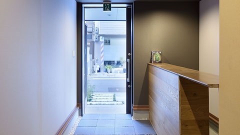 Interior entrance