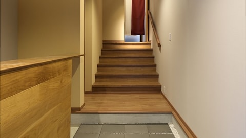Interior entrance