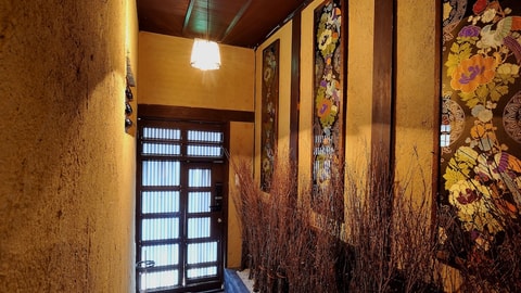 Interior entrance