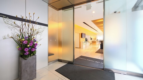Interior entrance