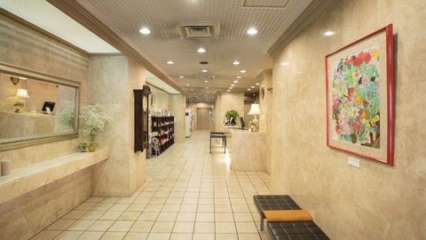 Interior entrance