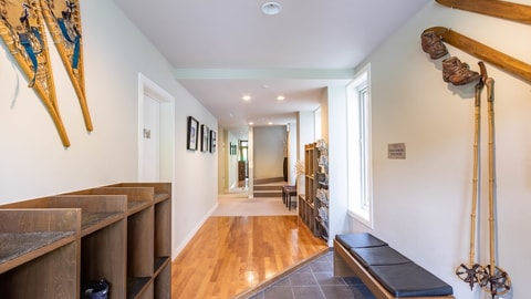 Interior entrance