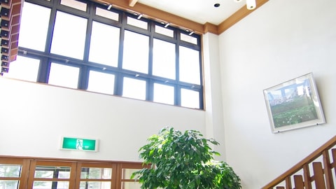 Interior entrance