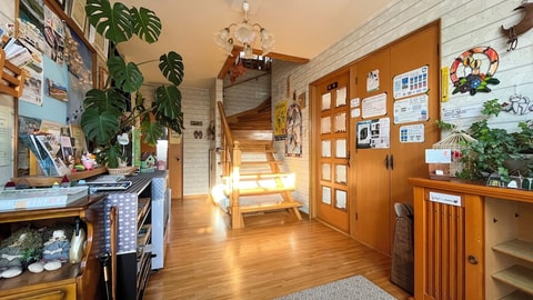 Interior entrance